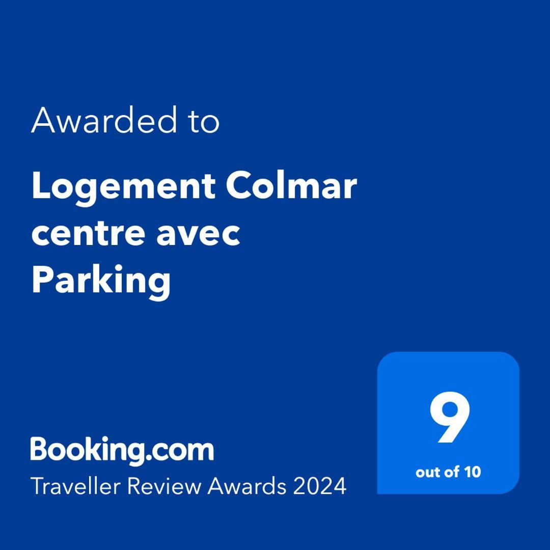Logement Colmar Centre Avec Parking Dış mekan fotoğraf